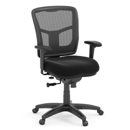 Officesource CoolMesh Basic Collection Task Chair with Arms and Black Frame 7621ANSFGR